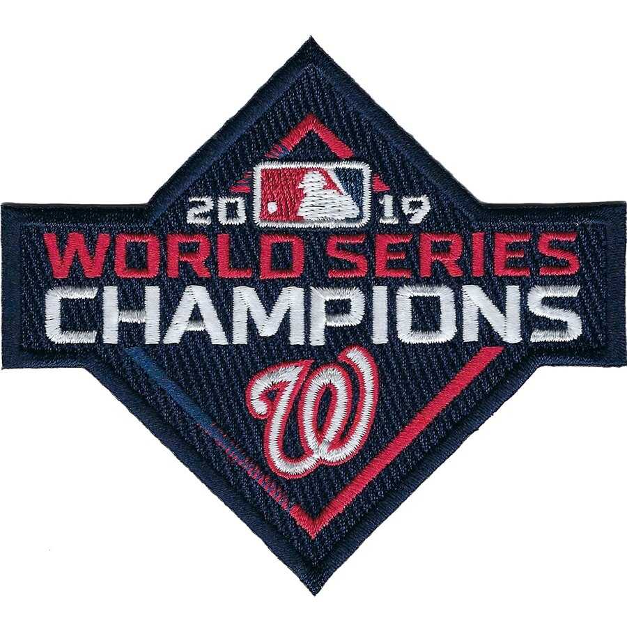 2019 MLB Baseball World Series Champions Patch,We sell and wholesale 2019 MLB Baseball World Series Champions Patch on line form chian!
